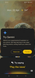 Gemini App Interface